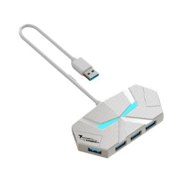Imagem de Estação De Docagem USB 3.0 De Alta Velocidade Com 7 Portas, Fonte De A