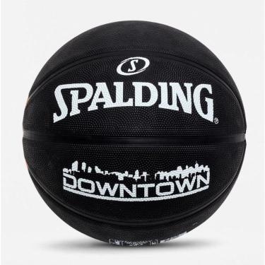 Imagem de Bola Basquete Spalding Downtown Preto Oficial 