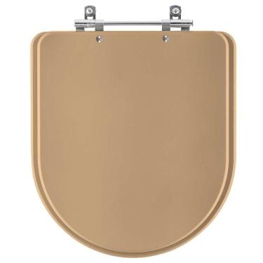 Imagem de Assento Sanitário Carrara Bege Castor Para Vaso Deca