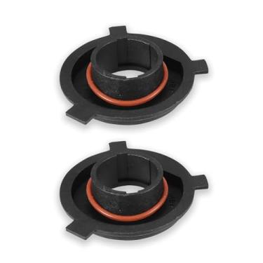 Imagem de Dogary 2 peças H4 base adaptadora de luz LED para carro, soquete de lâmpada de encaixe antivibração, montagem fixa de lâmina, retentor adaptador de montagem de isolamento à prova d'água, acessórios de