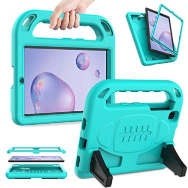 Imagem de AVAWO Capa infantil para Samsung Galaxy Tab A 8.4 SM-T307 (2020) - Protetor de tela embutido - Capa leve e à prova de choque conversível com suporte para crianças para Galaxy Tab A 21.3 cm 2020,