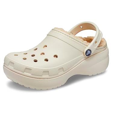 Imagem de Sandália crocs classic plataform lined clog bone