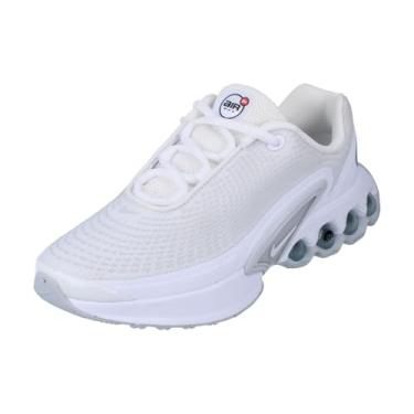 Imagem de Nike Tênis de corrida masculino Air Max Dn (Gs), Branco/branco-branco-prata metálica, 36 BR