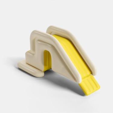 Imagem de RNXRZANK Tobogã Aquático Inflável para Crianças, Acessório Robusto para Uso Externo, Amarelo, Tamanho real