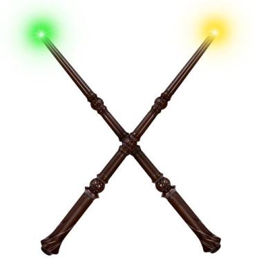 Imagem de Wizard Wand Maikoi Light Up com sons e 4 luzes coloridas, 2 unidades