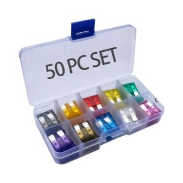 Imagem de Fusíveis Automotivos 100pcs Fusíveis De Lâmina Padrão 2A-35A Para RV C