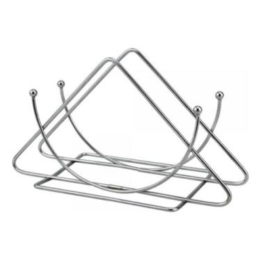 Imagem de Porta Guardanapo Cromado 14x6x8cm Clink, Prateado