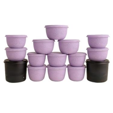 Imagem de KIT POTES PARA COZINHA VARIAVEIS(15 POTES LILAS)