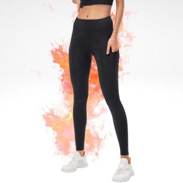 Imagem de Calça Térmica Masculina Inverno Flanelada Segunda Pele Frio - GOD TALE