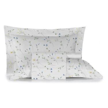 Imagem de Jogo de Cama King Size 200 Fios Nova América Olivia 7769 - Fiori