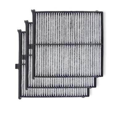 Imagem de FRIDEE Filtro de ar de cabine para Mazda 3 (2014-2018) (pacote com 3, carbono)