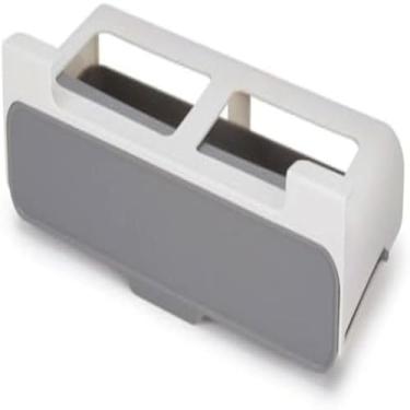 Imagem de Porta Condimentos Preto, temperos frescos e secos, com suporte adesivo, estiloso.