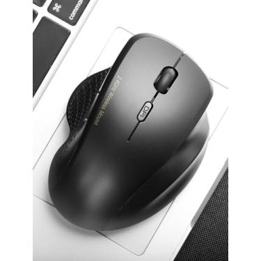 Imagem de Mouse sem fio, design ergonômico, energia ultrabaixa, vida útil extra longa, economia de energia inteligente, mouse para jogos, para laptop, computador de mesa, Mac.