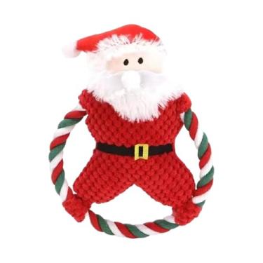 Imagem de Fenteer Brinquedo de Natal para Cachorro que Faz Barulho, Brinquedo Fofo que Emite Som, Mastigável e para Casa, Viagens e Acampamentos, Presente de