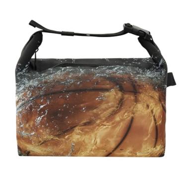 Imagem de STAYTOP Lancheira de beisebol Flame com fivela de alça, lancheira isolada para meninos e meninas, lancheira térmica para trabalho escolar