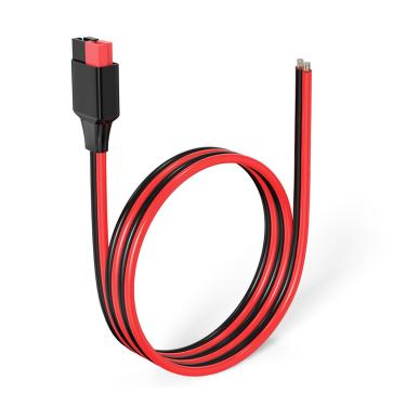 Imagem de ELFCULB Anderson Cabo conector, conector Anderson de 12AWG 6 m, cabo de extensão de energia para estação de energia portátil, geradores solares, controladores e bateria DIY