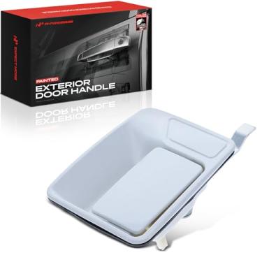 Imagem de A-Premium Maçaneta externa pintada do lado do passageiro traseiro direito compatível com Ford F-650 2000-2013, F-750 2000-2013/2015-2016, F-250 F-350 F-450 F-550 Super Duty, Excursion, Oxford White