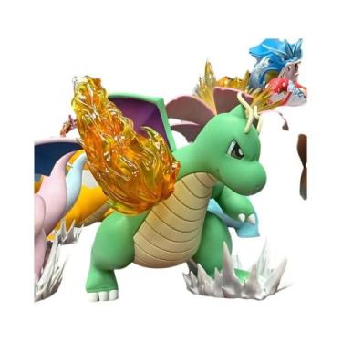 Imagem de Figura De Ação Dragonite Fire Punch Pokemon 10cm Modelo De PVC Brinque