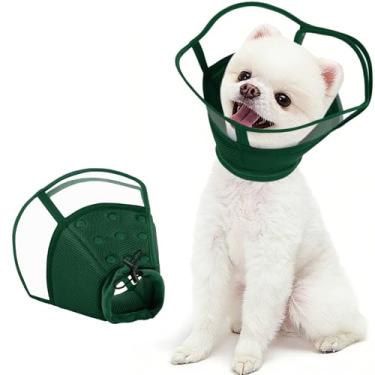 Imagem de Kuoser Coleira de cone para cães com acolchoamento macio para parar de lamber, cones macios ajustáveis para cães pequenos após a cirurgia, coleira de recuperação respirável para animais de estimação