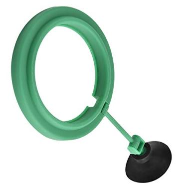 Imagem de Zerodis Anel Alimentador de Aquário para Comida de Peixe, Verde, 7,5 Cm de Diâmetro, Design Flutuante Com Alimentador para Animais de Estimação de Fácil Limpeza