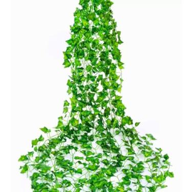 Imagem de Samambaias Artificiais Para Escalada - Folhagem Realista Para DecoraçãO De Paredes E CenáRios De Eventos(15 Metros (6 Tiras))
