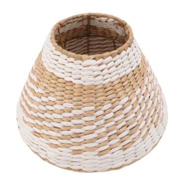 Imagem de Hyuduo Mão do Luminador de Mesa de Mesa Tonalidade de Tampa Artesanal Tom de Artesanal para E27 E14 Lâmpadas Luminárias de Decoração Minimalista para Restaurante de Hotel Em Casa (Tipo 1)