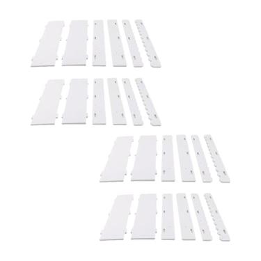 Imagem de Generic Prateleiras de Livros Flutuantes Recortadas Brancas, Decoração Versátil de Parede para Berçário, Brinquedos Infantis, Molduras de Fotos, 2 Pacotes (2 Conjunto)