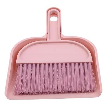 Imagem de Conjunto de mini vassoura e pá de lixo, kit de limpeza compacto para carro, acampamento, pequenos espaços, limpeza de animais de estimação e viagens