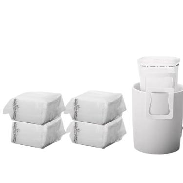 Imagem de 100 Unidades Filtro de Café Portátil Saco Filtrante Coador Pequeno Mini Coador Envelope(200)