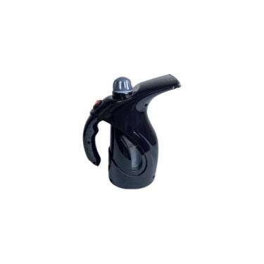 Imagem de Passadeira a Vapor Portátil, 800W, Preta, 127V, Reservatório 200ml, Escova para Tecidos, Design Compacto, 17x11x22cm, para Uso Doméstico e Profissional