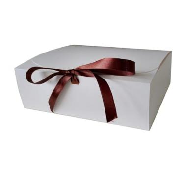 Imagem de 5/10/12 caixas para presente tamanho 25x20x8cm caixinha ideal para lembrancinha e convite padrinhos (10)