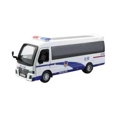 Imagem de Modelo De Carro De Polícia Em Escala 1:32 Com Som, Luz E Portas Que Ab