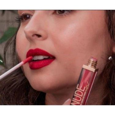 Imagem de Batom Liquido Acetinado Nude Metal  Luisance Cor:PRECIOUS, PRECIOUS