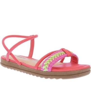 Imagem de Sandália Rasteira Dakota Flat Elástico Nó Tressê Linho Color - 36-Feminino