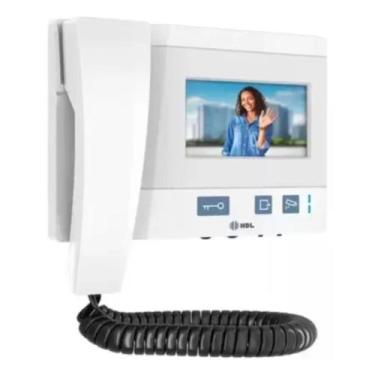 Imagem de Porteiro Eletrônico Branco com Vídeo Série Class 4.3 HDL, Branco, Bivo