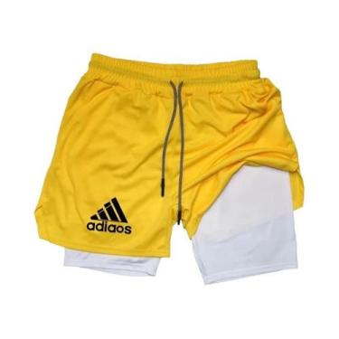 Imagem de Shorts De Compressão Em Malha De Secagem Rápida Para Homens, Shorts De