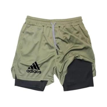 Imagem de Shorts De Compressão Em Malha De Secagem Rápida Para Homens, Shorts De