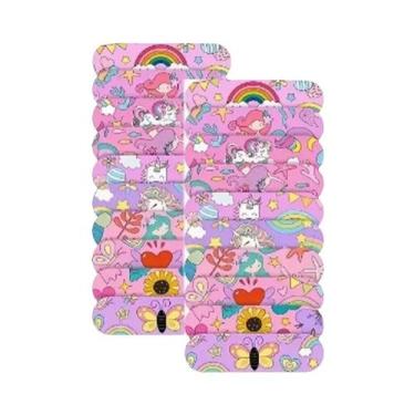 Imagem de Curativos Adesivos Com Estampa De Cavalo Para Meninas Kawaii, Conjunto