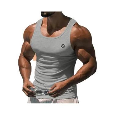Imagem de Camiseta Regata Masculina De Verão Sem Mangas Respirável Para Exercíci