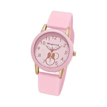 Imagem de Relógio De Pulso Feminino Casual Com Pulseira De Silicone Em Cores Doc