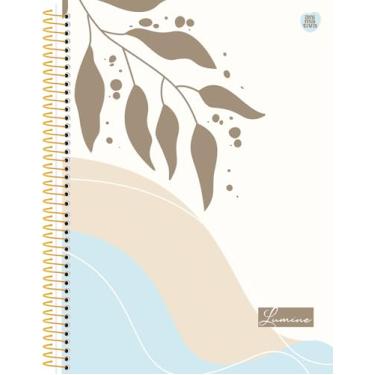 Imagem de Caderno Universitário Animativa, 1 matéria, 80 folhas, Capa Dura, Lumine, Pacote com 4