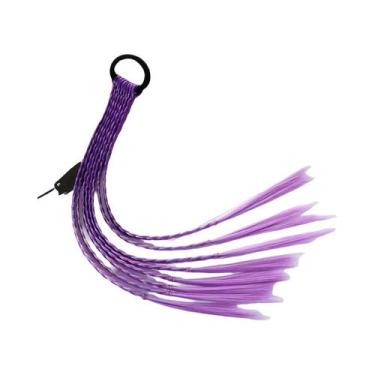 Imagem de Perucas Coloridas Para Meninas Com Rabo De Cavalo, Acessórios De Cabel