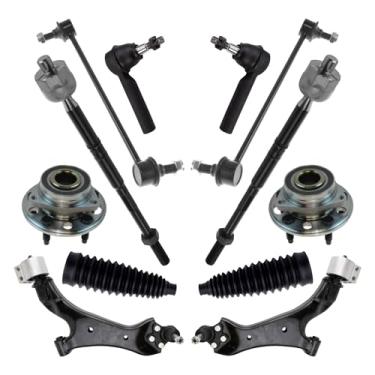 Imagem de TRQ Kit de transmissão de suspensão de direção dianteira compatível com Chevrolet Equinox GMC Terrain 2010-2017