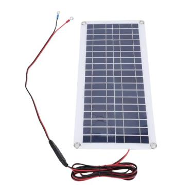 Imagem de Luocute Kit de Painel Solar Monocristalino de 30 W, Mantenedor de Carregador de Bateria Solar Com Controlador de Carga MPPT, Painéis Solares para RV, Carro, Barco, Motocicleta,