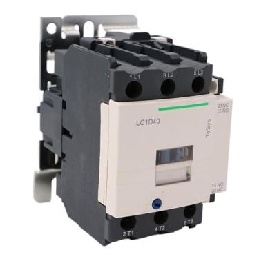 Imagem de SFKGXELS LC1D40B7 AC Contator magnético elétrico 3P 3NO LC1-D40B7 40A 24V AC bobina