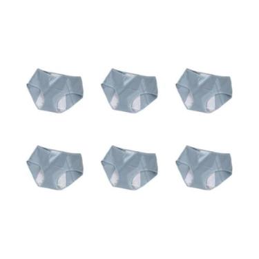 Imagem de Calcinhas De Algodão Para Mulheres Com Menstruação E Incontinência 6PC