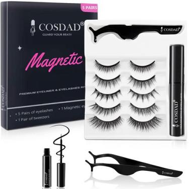 Imagem de Cílios magnéticos COSDAD Natural Look com kit de delineador