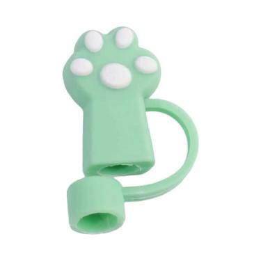 Imagem de Tampas De Silicone Em Forma De Patinha De Gato Para Copo Stanley, 6 Pe