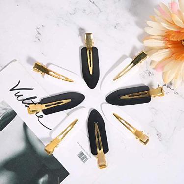 Imagem de Yinhing Grampo de Cabelo para Cabeleireiro, 8 Peças Em Forma de Folha, Acessórios de Estilo de Cabelo Antiderrapante para Mulheres, Meninas, Maquiagem, Cuidados Com a Pele, Branco e