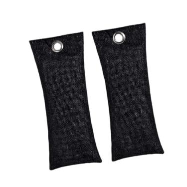 Imagem de Baoblaze Pacote com 2 Sacos Desodorizadores para Sapatos e Luvas de Boxe - Sacos Ativados para Equipamentos Esportivos, Carros e Escritórios, Preto 50g
